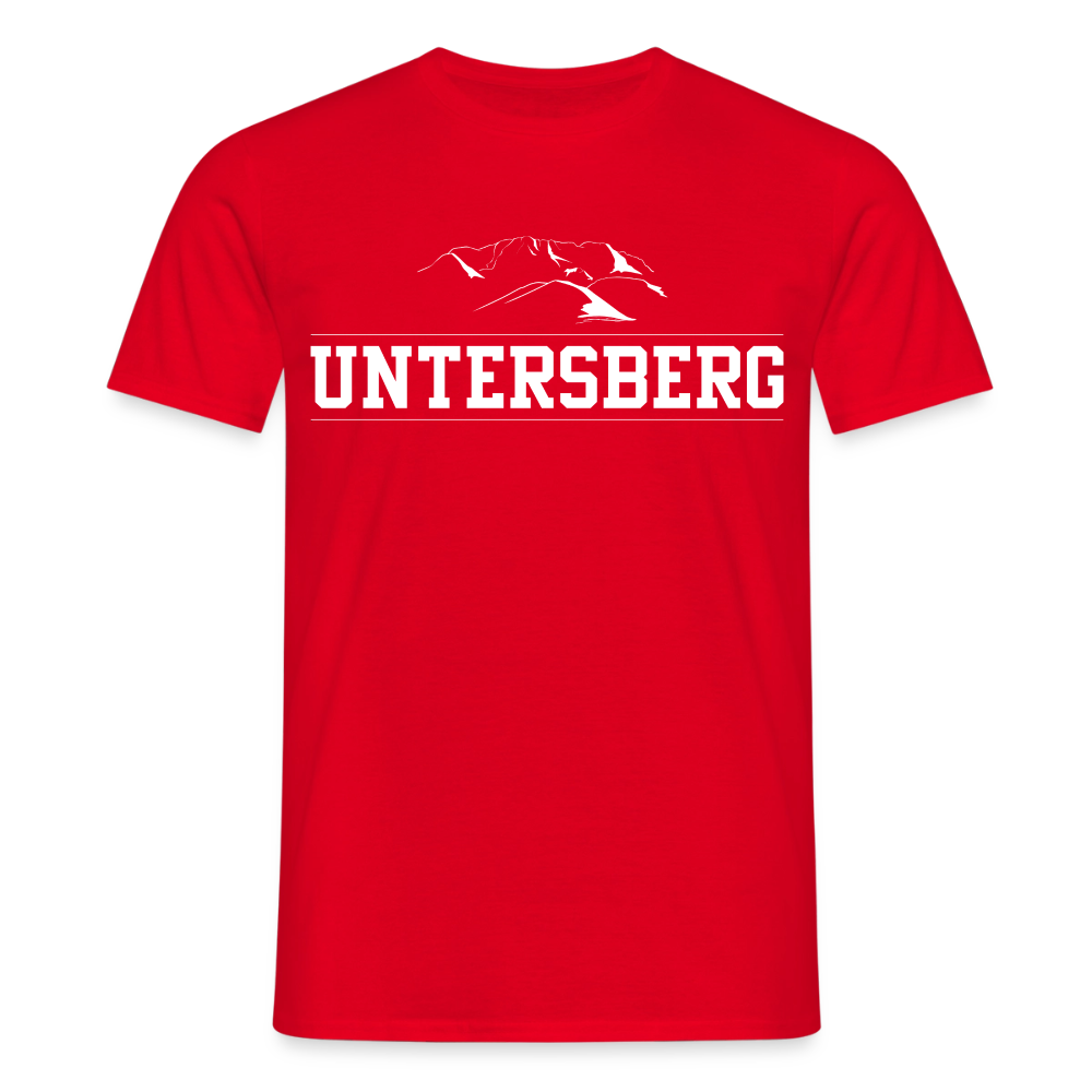 Männer Untersberg T-Shirt - Rot