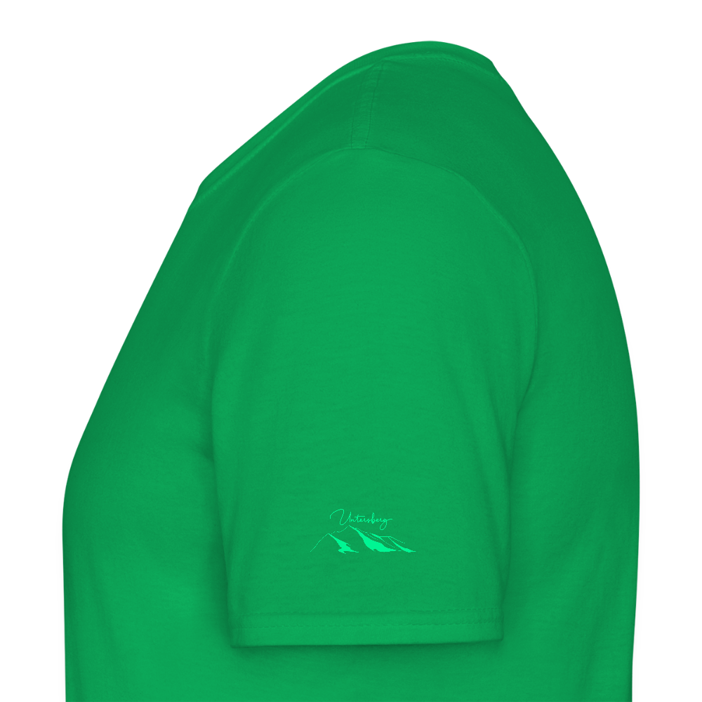 Untersberg Männer Premium T-Shirt Kellygrün 4xDruck Neongrün - Kelly Green