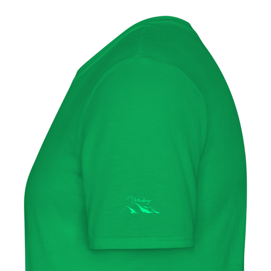 Untersberg Männer Premium T-Shirt Kellygrün 4xDruck Neongrün - Kelly Green