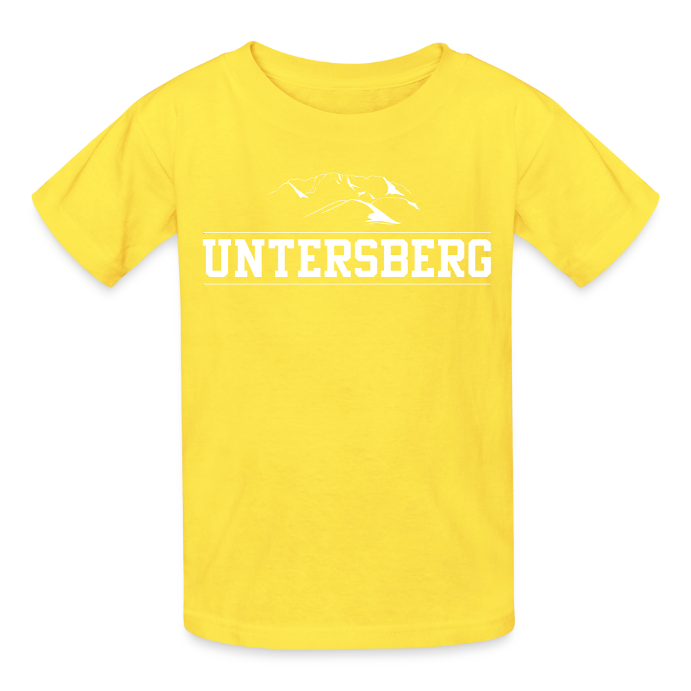 Kinder Untersberg T-Shirt von Russell - Gelb