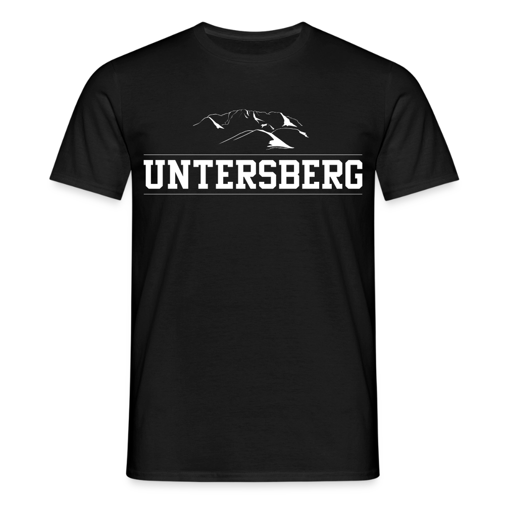 Männer Untersberg T-Shirt - Schwarz