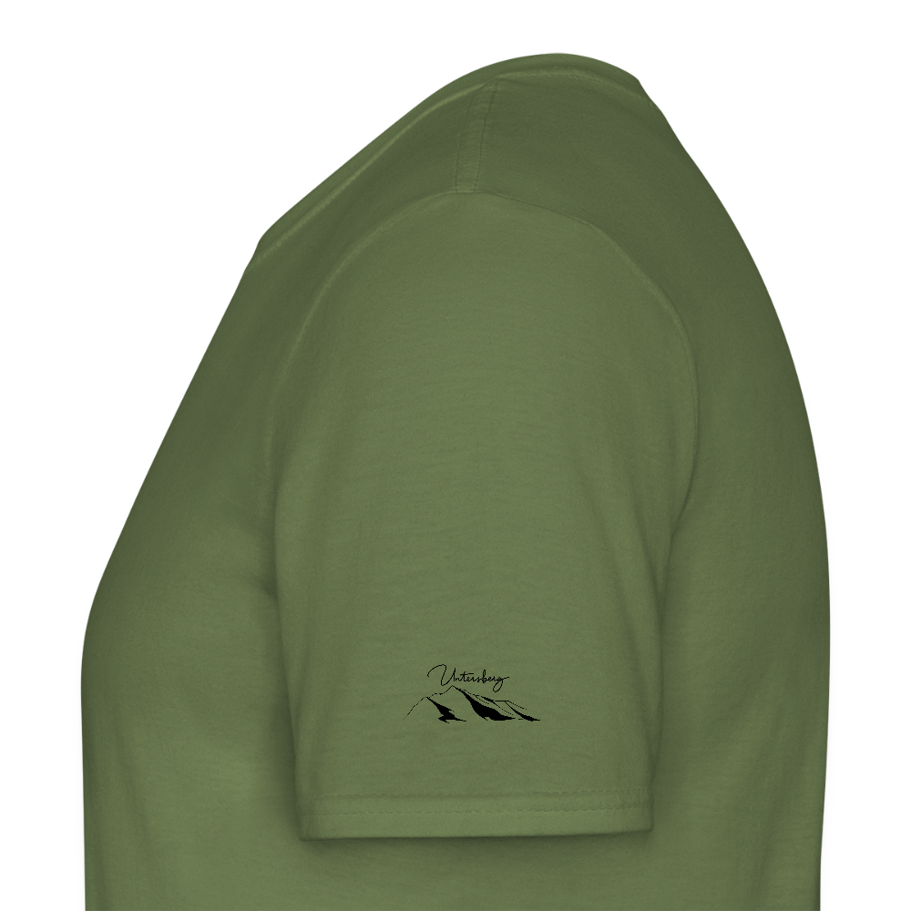 Untersberg Männer Premium T-Shirt vers. Farben 4xDruck Schwarz - Militärgrün
