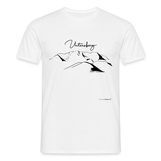 Untersberg Männer Premium T-Shirt vers. Farben 2xDruck Schwarz - Weiß
