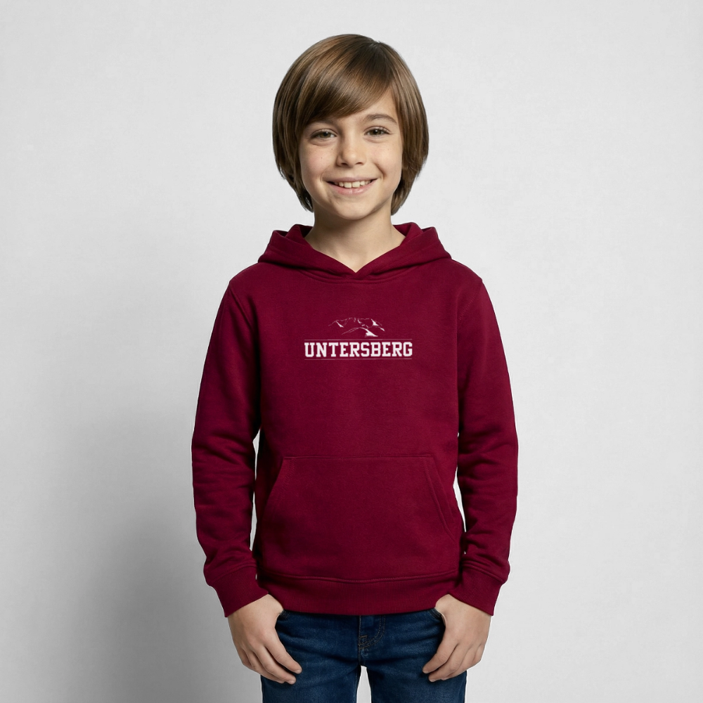 Kinder Untersberg Hoodie - Bordeaux