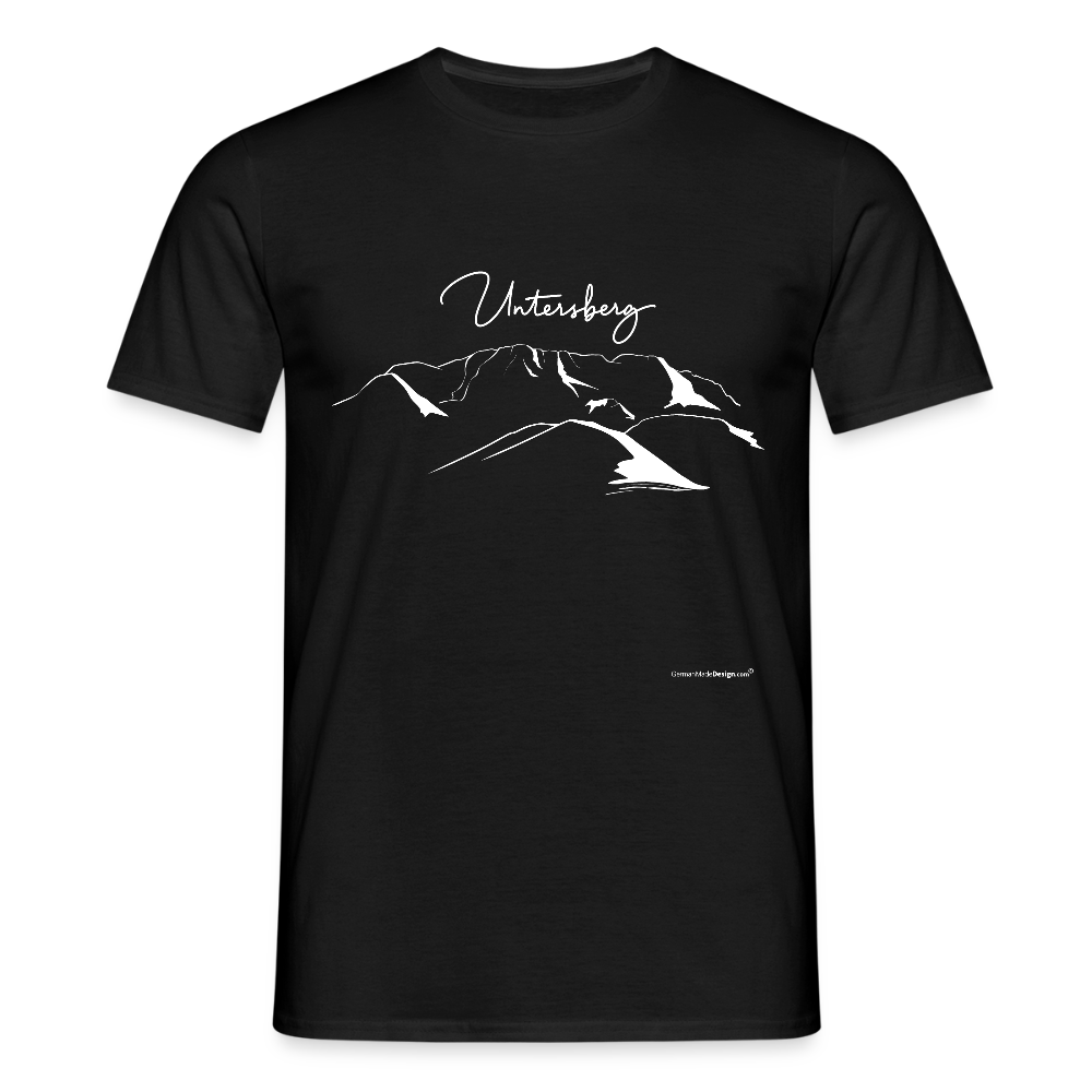 Untersberg Männer Premium T-Shirt vers. Farben 2xDruck Weiss - Schwarz