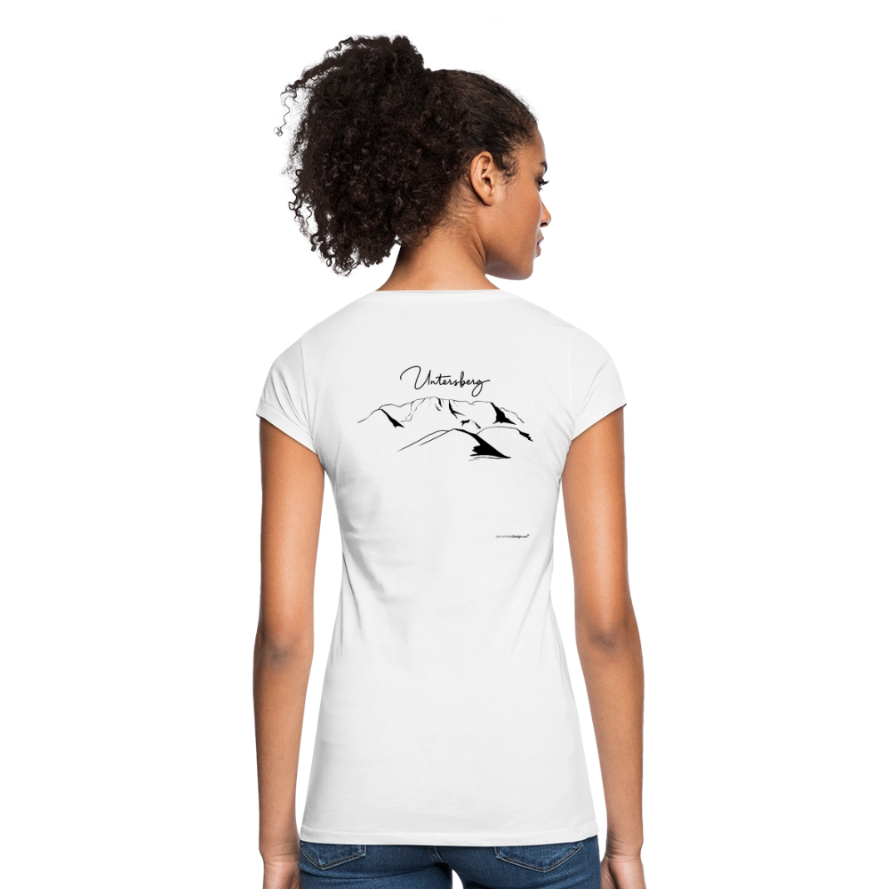 Frauen Vintage Untersberg T-Shirt - Weiß