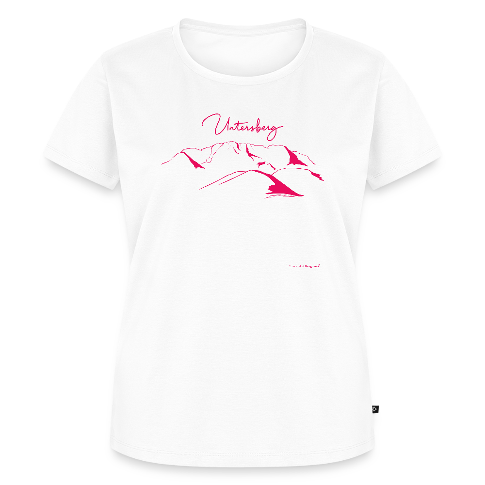 Untersberg Frauen Premium T-Shirt vers. Farben Pink - Weiß