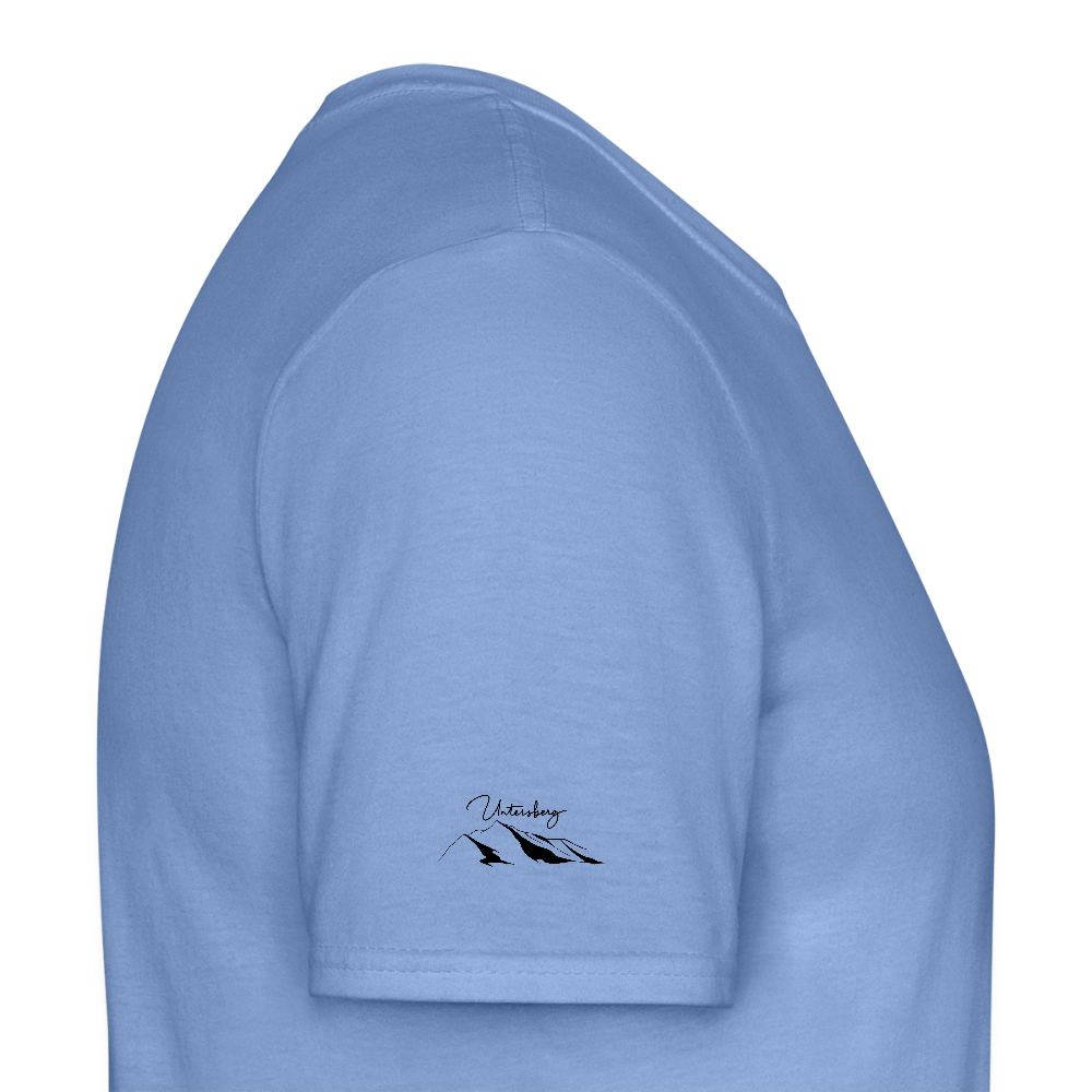 Untersberg Männer Premium T-Shirt vers. Farben 4xDruck Schwarz - carolina blue