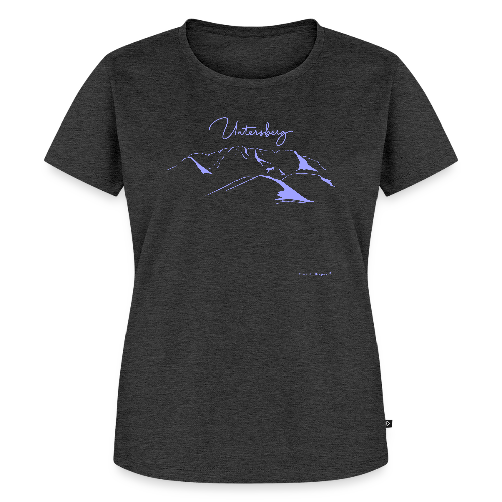 Untersberg Frauen Premium T-Shirt vers. Farben hellblau - Anthrazit meliert