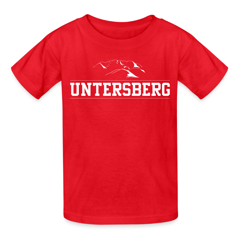 Kinder Untersberg T-Shirt von Russell - Rot