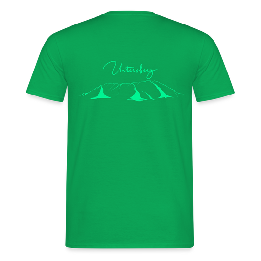 Untersberg Männer Premium T-Shirt Kellygrün 4xDruck Neongrün - Kelly Green