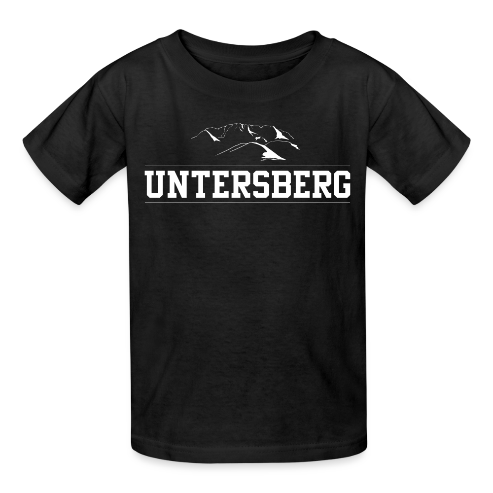 Kinder Untersberg T-Shirt von Russell - Schwarz