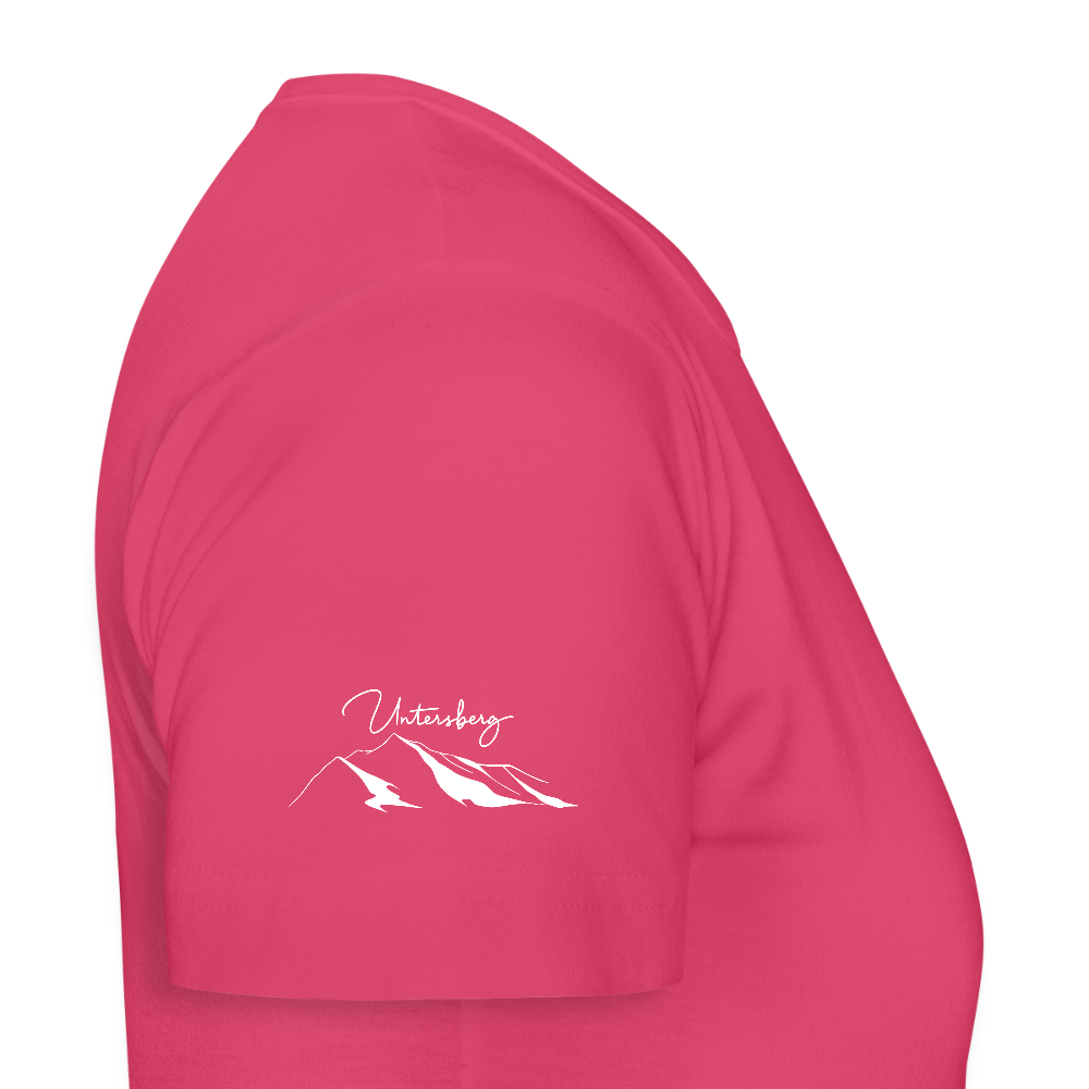 Untersberg Frauen Premium T-Shirt vers. Farben 4xDruck Weiss - Azalea