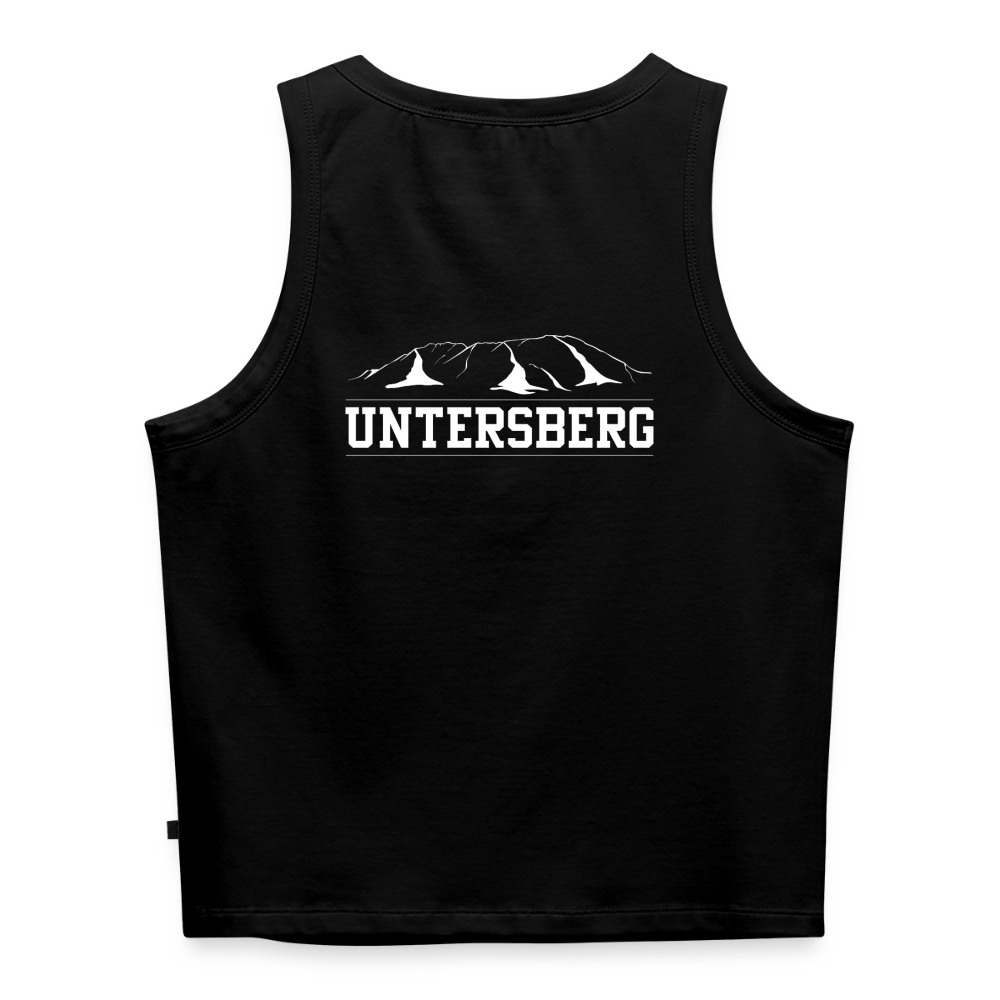 Untersberg Frauen Bio Tank Top vers. Farben 2xDruck weiss - Schwarz