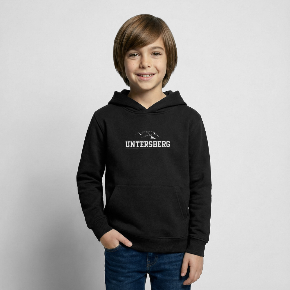 Kinder Untersberg Hoodie - Schwarz