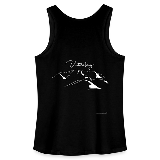 Untersberg Frauen Bio Tank Top vers. Farben 2xDruck weiss - Schwarz