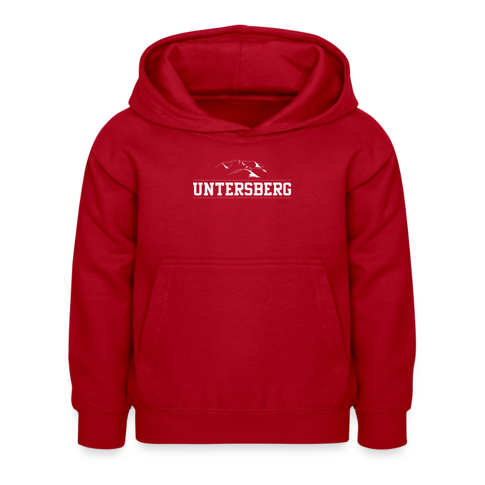 Kinder Untersberg Hoodie - Rot