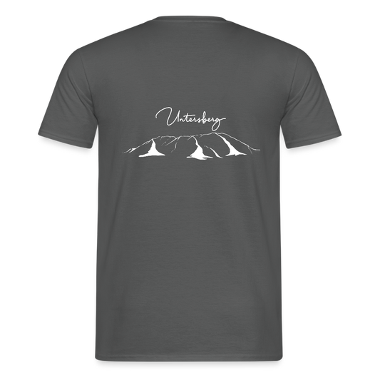 Untersberg Männer Premium T-Shirt vers. Farben 4xDruck Weiss - Anthrazit