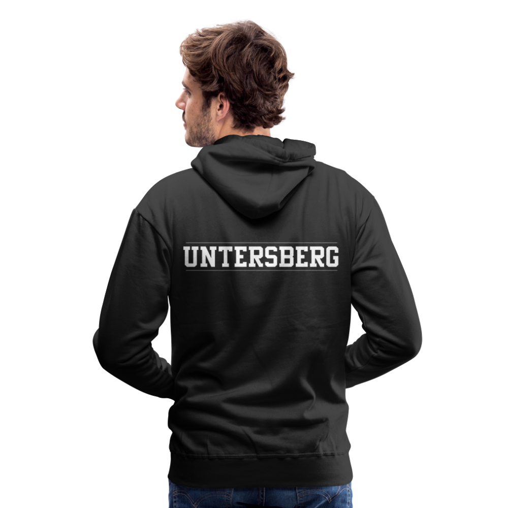 Männer Premium Hoodie - Schwarz