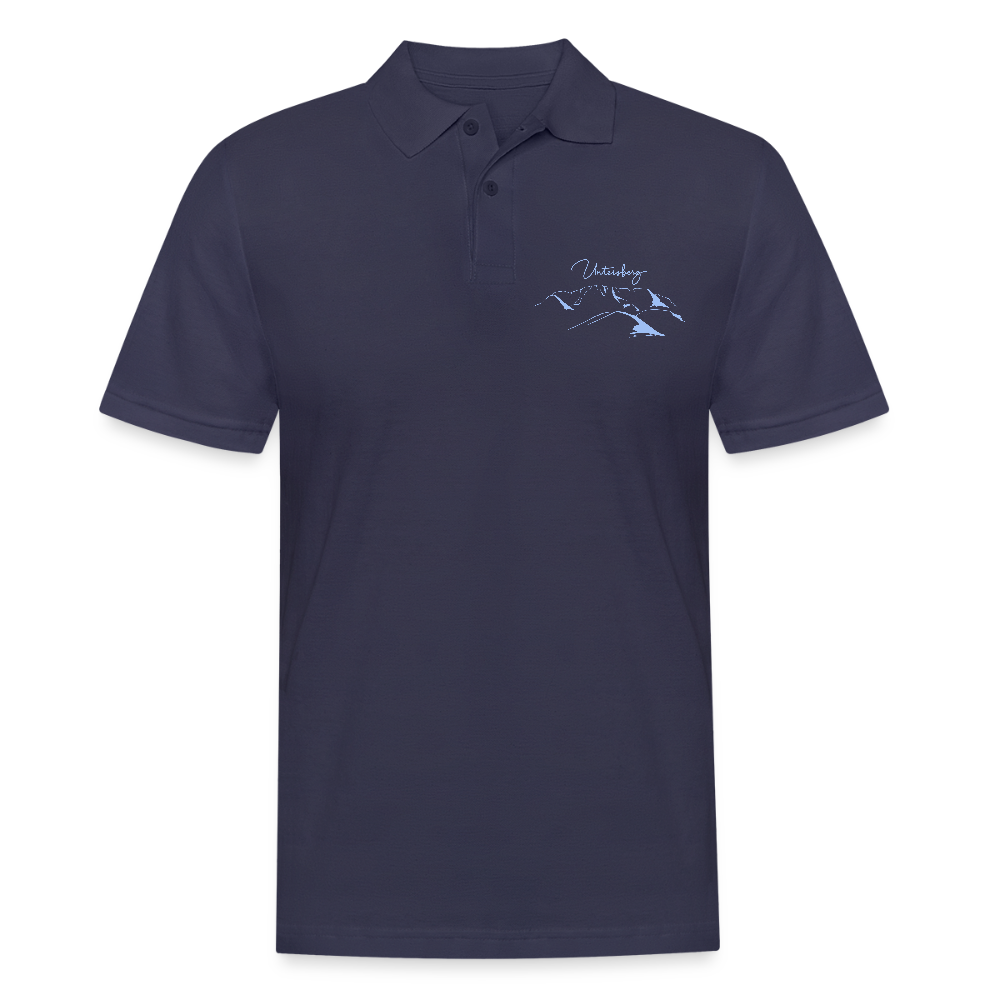 Männer Poloshirt Untersberg in Navyblau - Navy