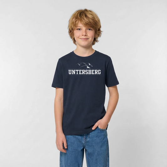 Kinder Untersberg T-Shirt von Russell - Navy