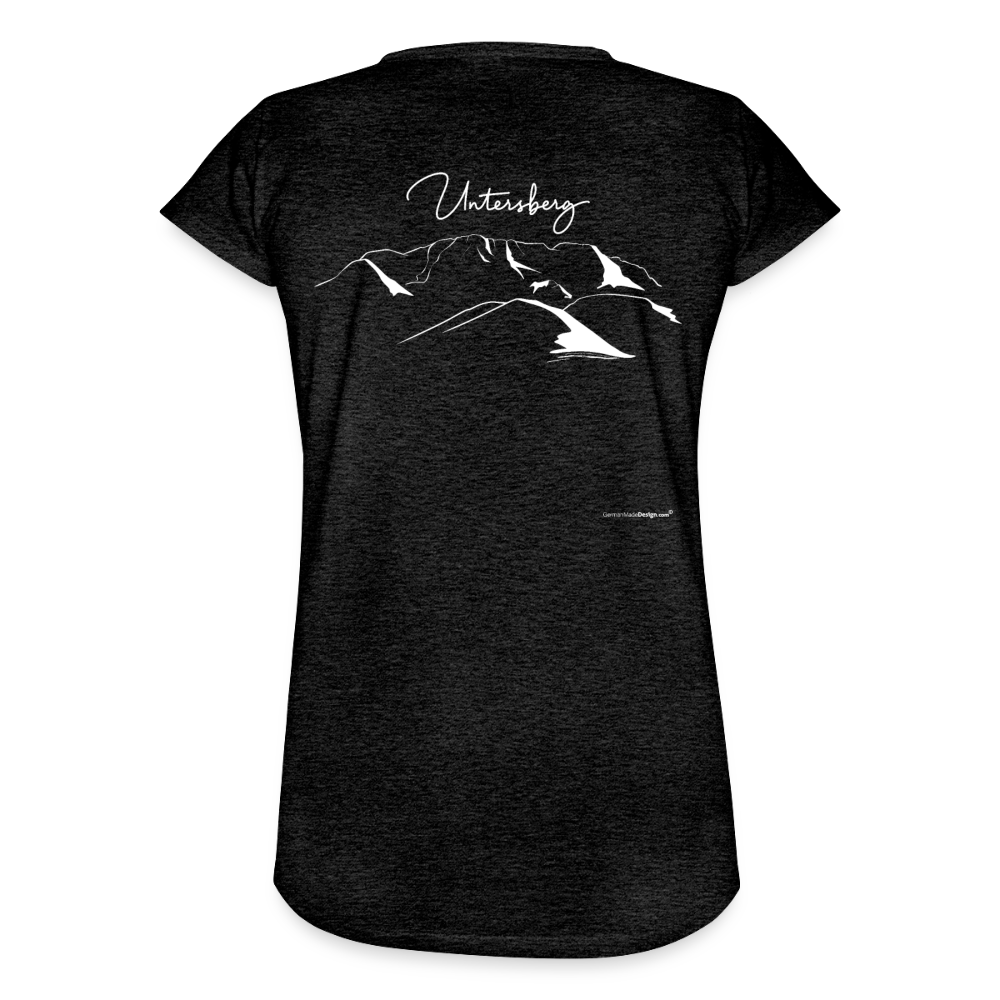 Frauen Vintage Untersberg T-Shirt - Anthrazit