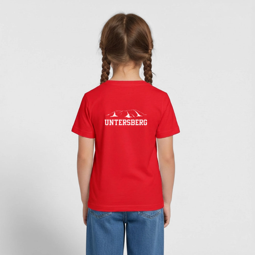 Kinder Untersberg T-Shirt von Russell - Rot