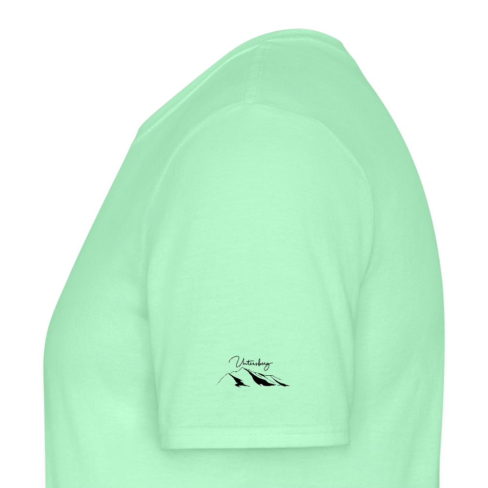 Untersberg Männer Premium T-Shirt vers. Farben 4xDruck Schwarz - Mintgrün