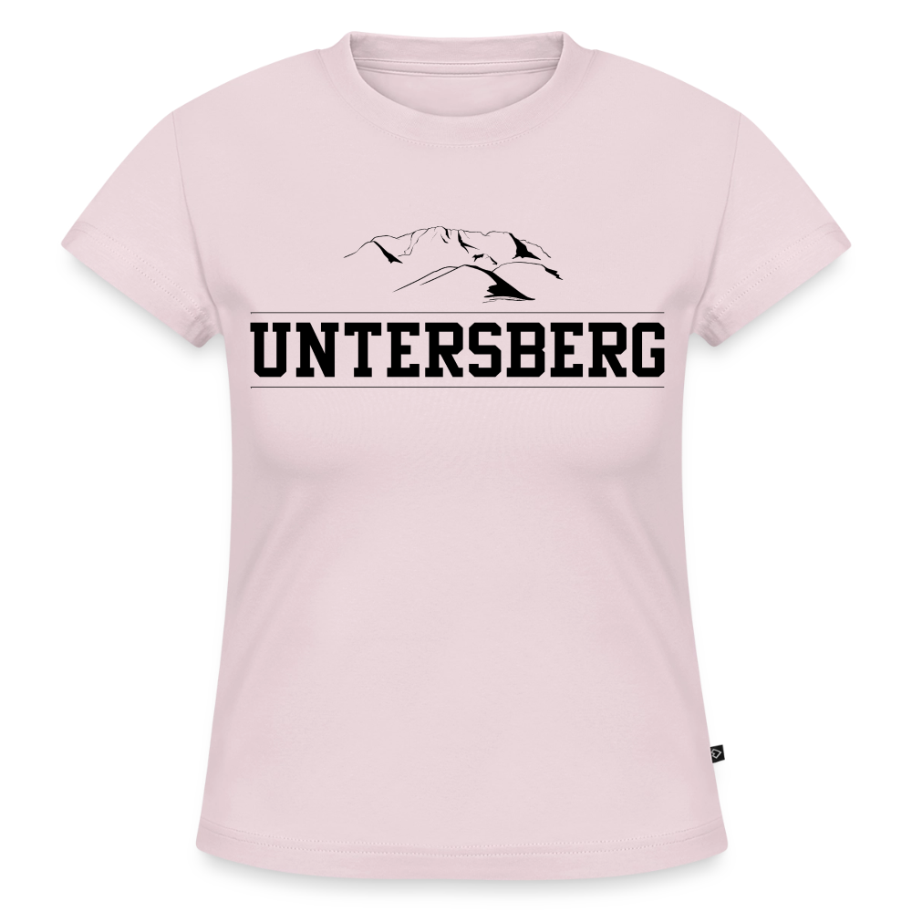 SLIM FIT Frauen Organic T-Shirt Stretch - Puderrosa