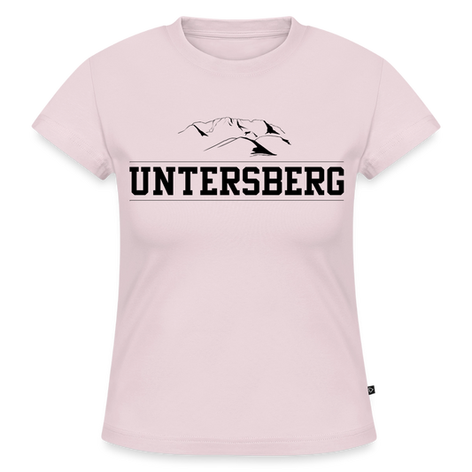 SLIM FIT Frauen Organic T-Shirt Stretch - Puderrosa