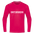 Untersberg Männer JAKO Langarmshirt vers. Farben 1xDruck weiß - dunkles Pink