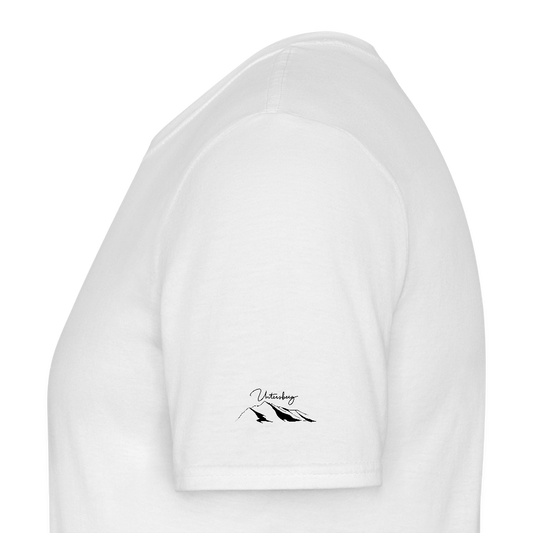 Untersberg Männer Premium T-Shirt vers. Farben 4xDruck Schwarz - Weiß