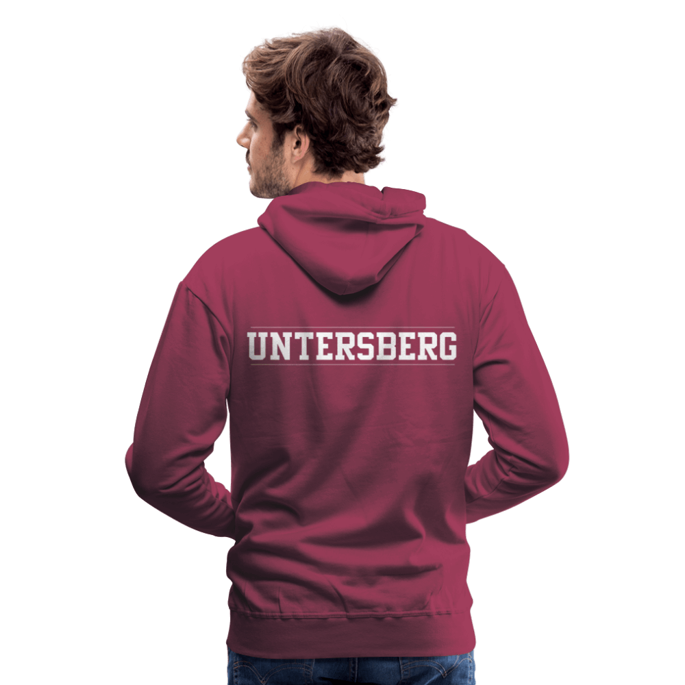 Männer Premium Hoodie - Bordeaux