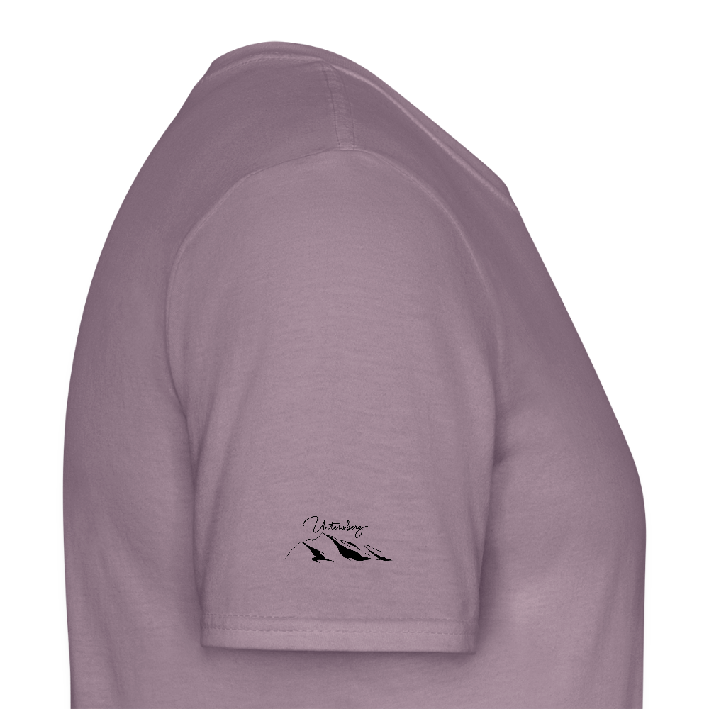 Untersberg Männer Premium T-Shirt vers. Farben 4xDruck Schwarz - Lilagrau 
