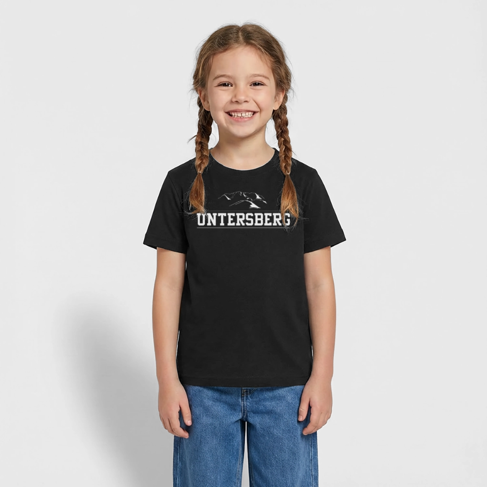 Kinder Untersberg T-Shirt von Russell - Schwarz