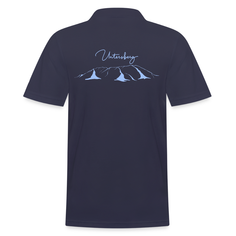 Männer Poloshirt Untersberg in Navyblau - Navy