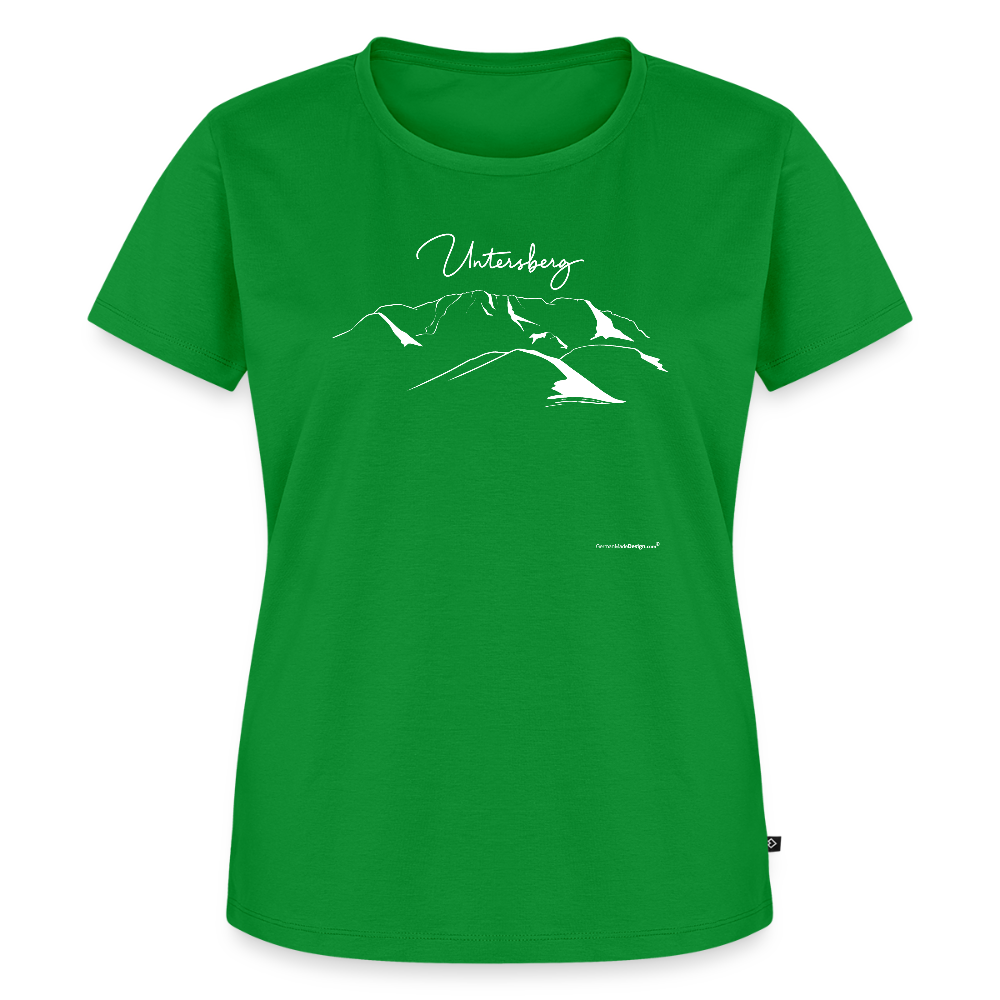 Untersberg T-Shirts Frauen vers. Farben 1xDruck weiss - Grün
