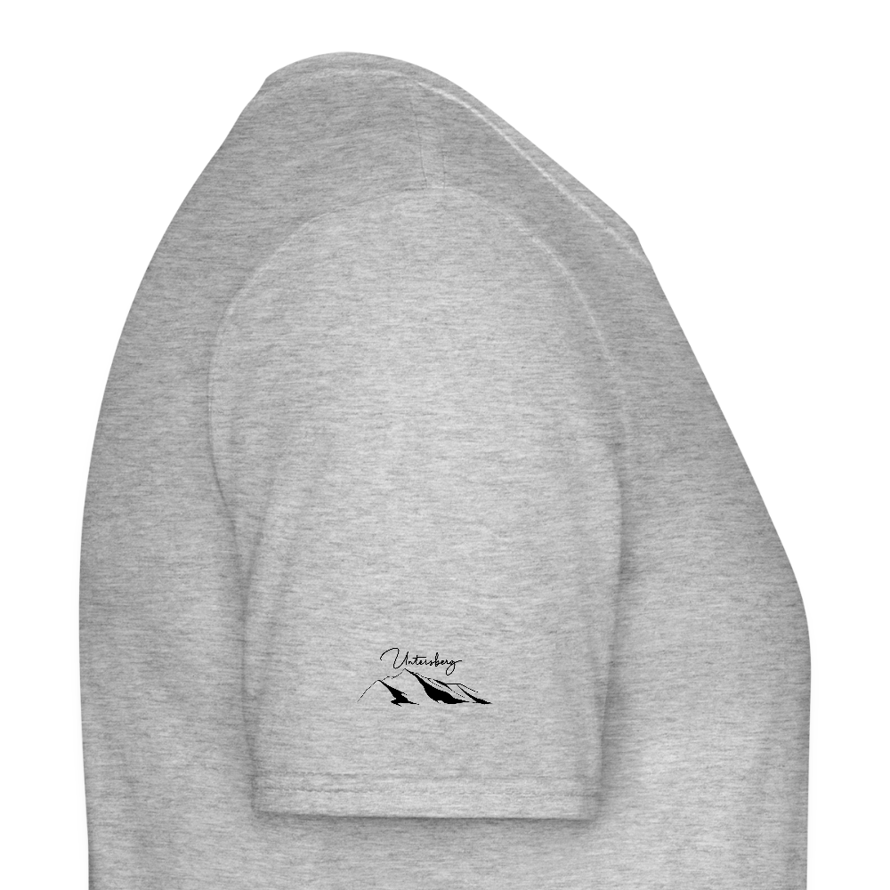 Untersberg Männer Premium T-Shirt vers. Farben 4xDruck Schwarz - Grau meliert