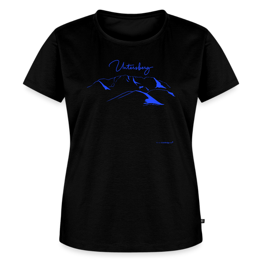 Untersberg Frauen Premium T-Shirt vers. Farben Azurblau - Schwarz