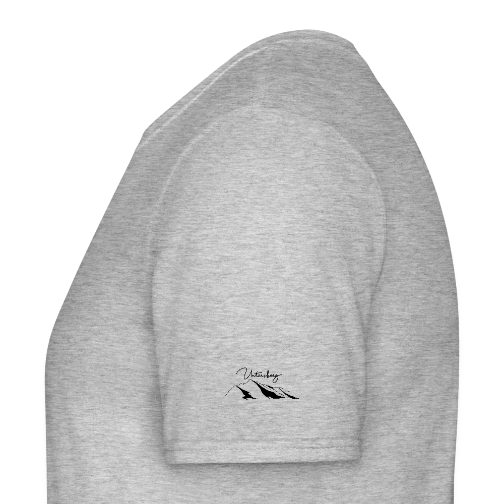 Untersberg Männer Premium T-Shirt vers. Farben 4xDruck Schwarz - Grau meliert
