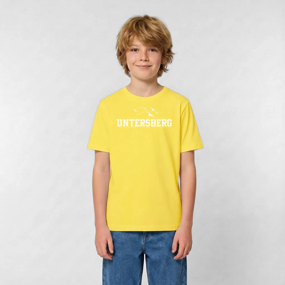 Kinder Untersberg T-Shirt von Russell - Gelb