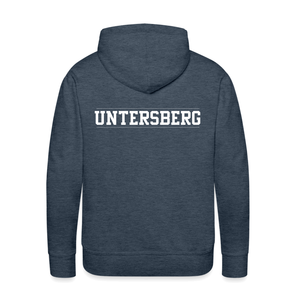 Männer Premium Hoodie - Jeansblau