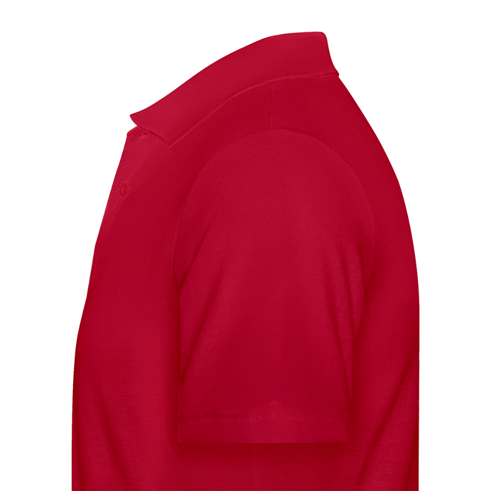 Männer Poloshirt Untersberg in Navyblau - cherry red