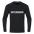 Untersberg Männer JAKO Langarmshirt vers. Farben 1xDruck weiß - Schwarz