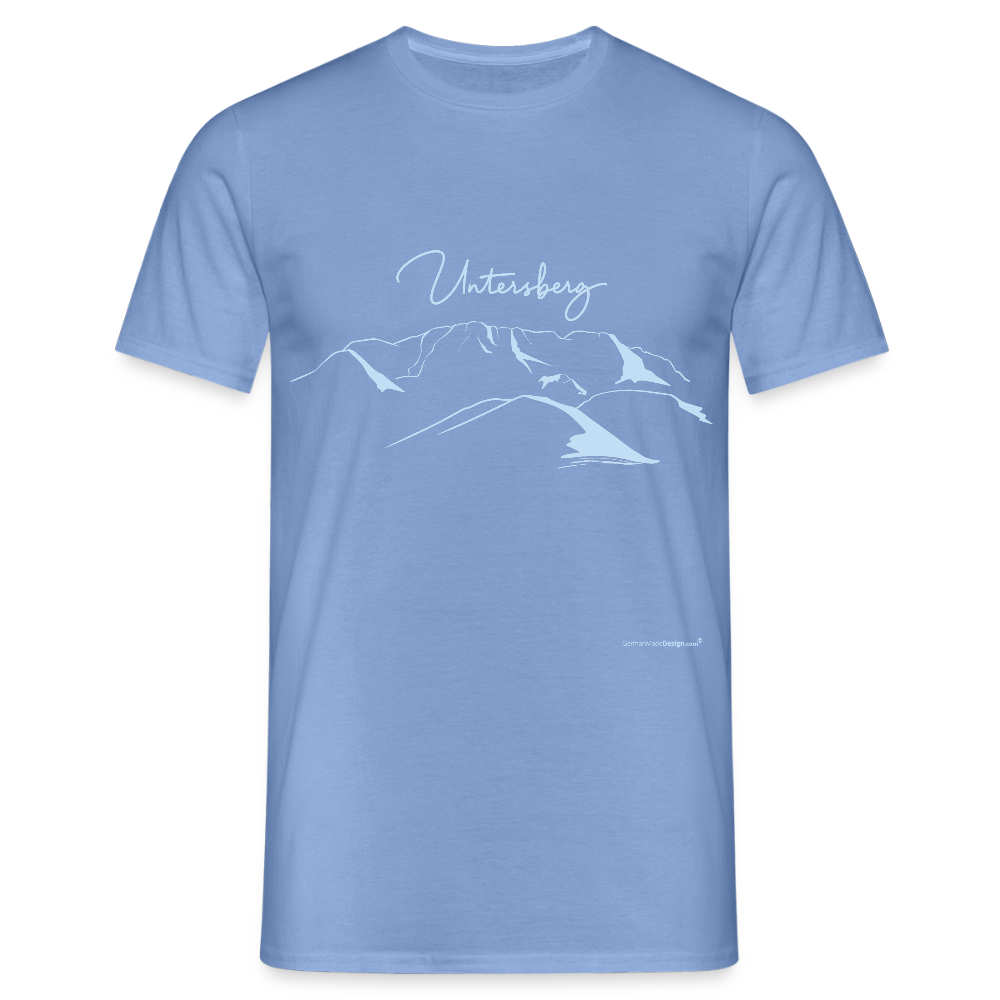 Untersberg Männer Premium T-Shirt Blau 1xDruck Sky - carolina blue