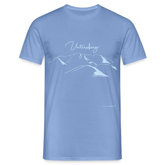 Untersberg Männer Premium T-Shirt Blau 1xDruck Sky - carolina blue