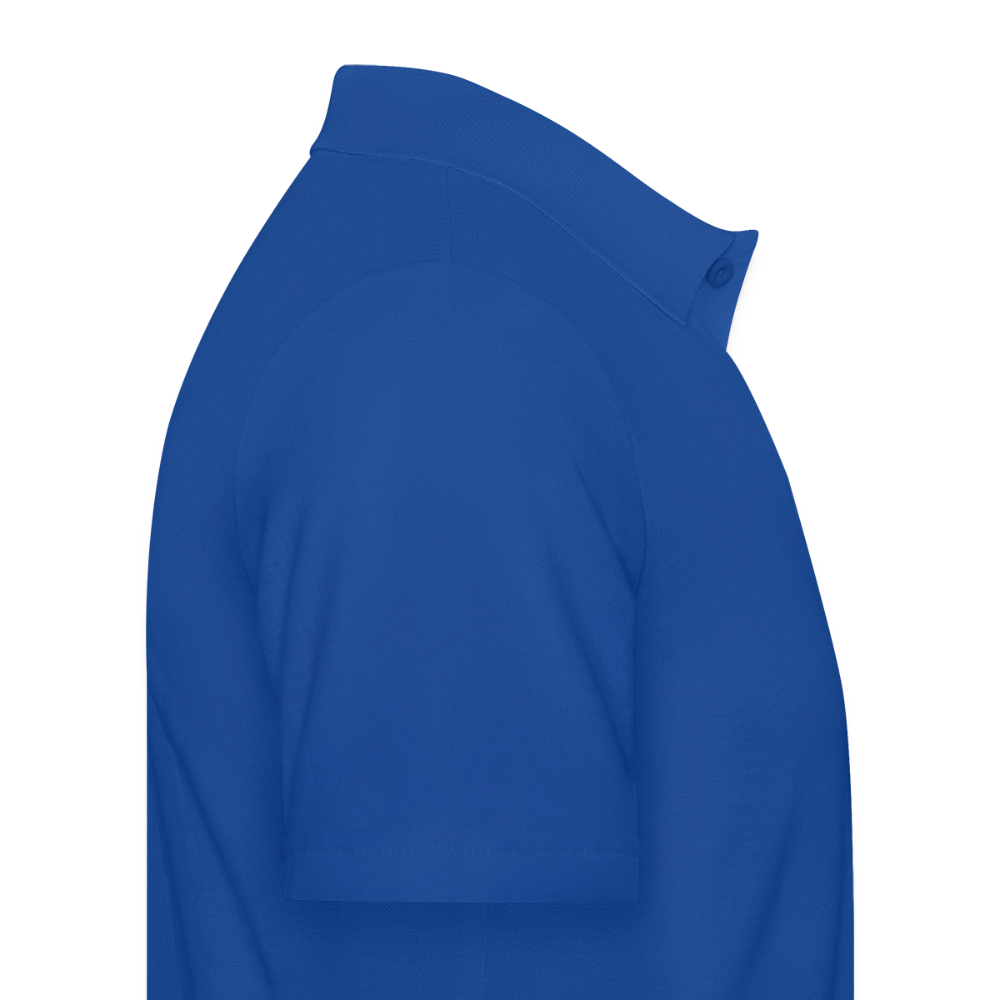 Untersberg Männer Poloshirt Royalblau 2xDruck weiß - Royalblau