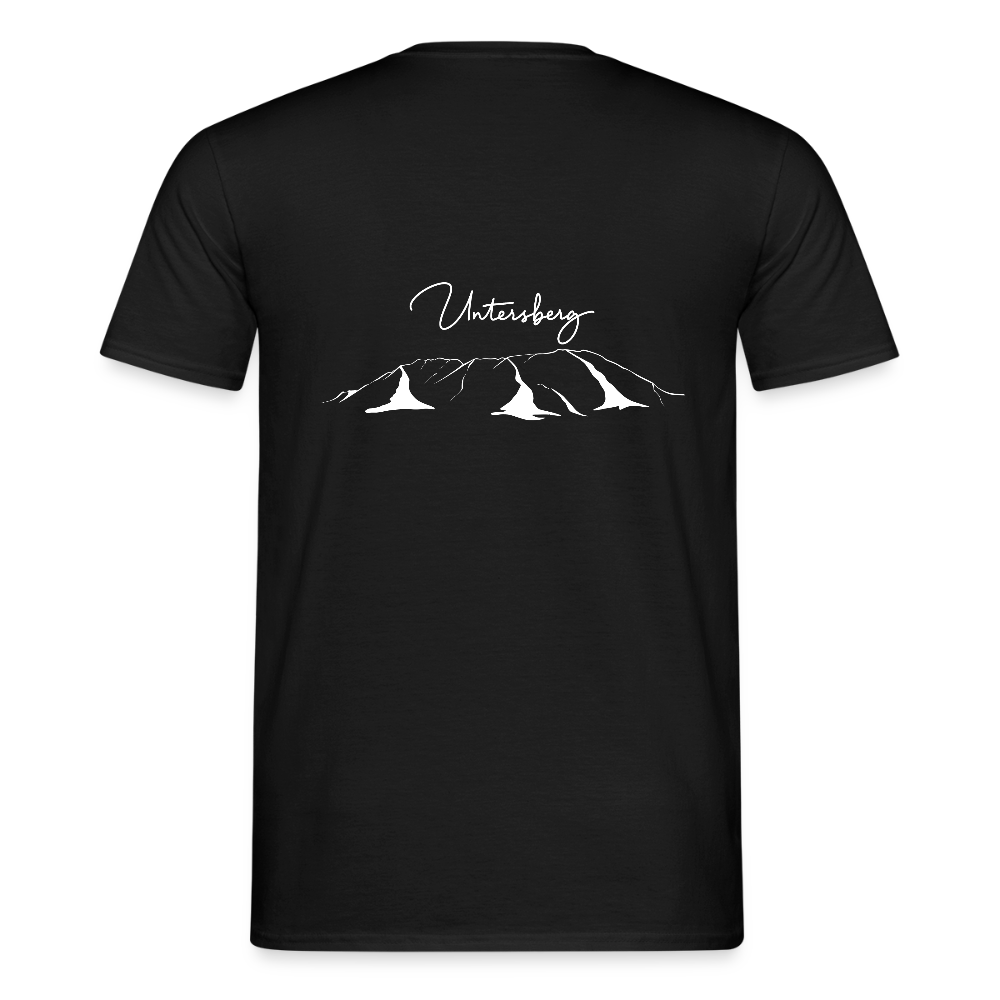Untersberg Männer Premium T-Shirt vers. Farben 4xDruck Weiss - Schwarz