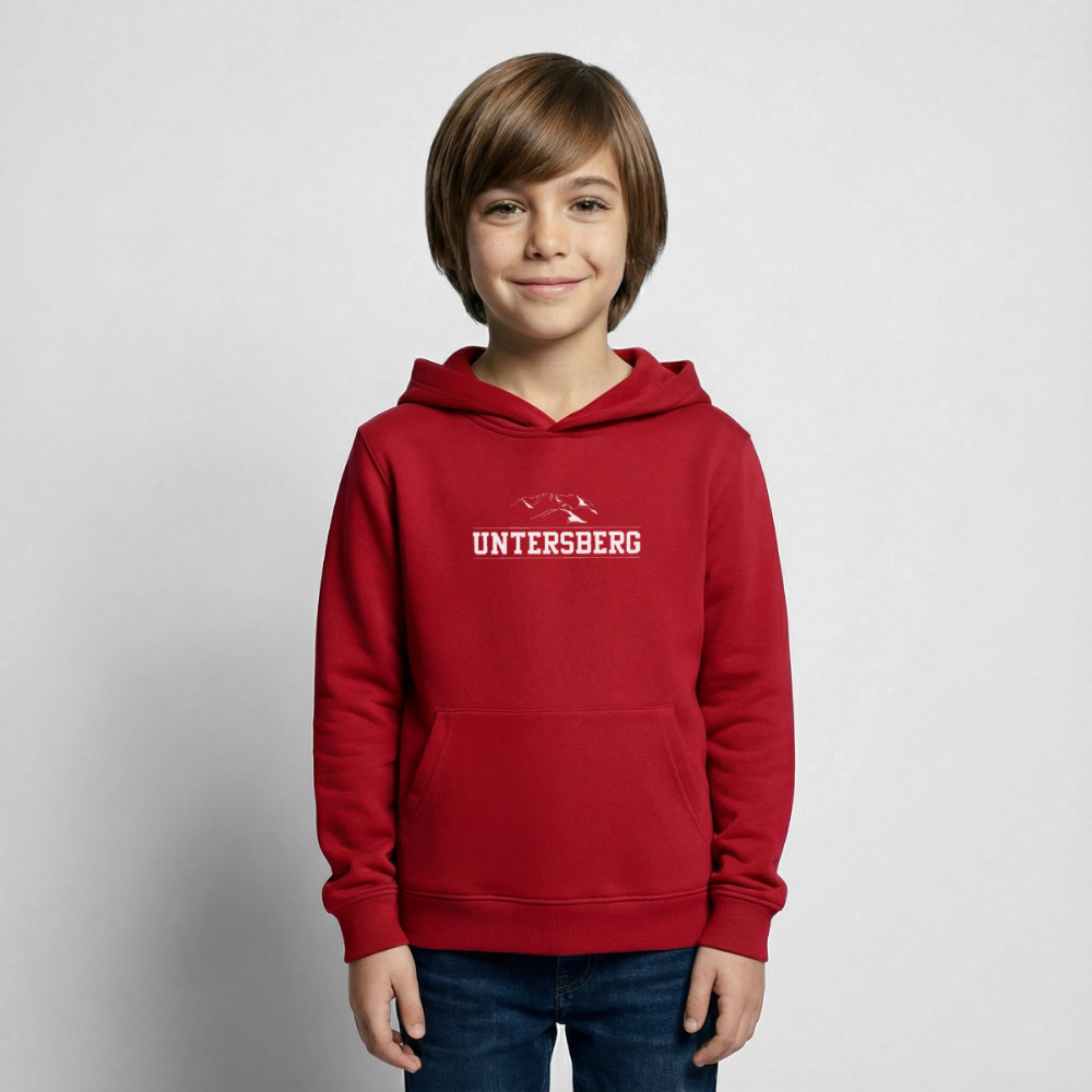 Kinder Untersberg Hoodie - Rot
