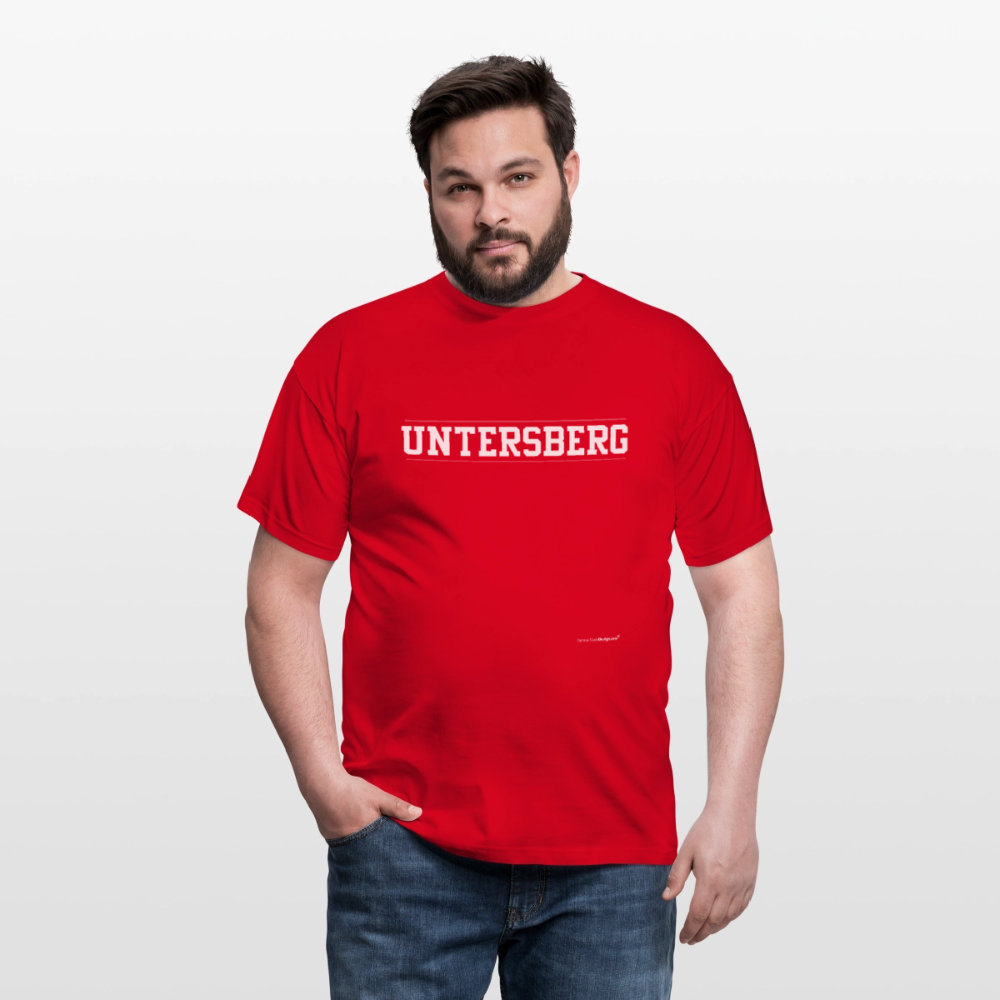 Männer Untersberg T-Shirt - Rot